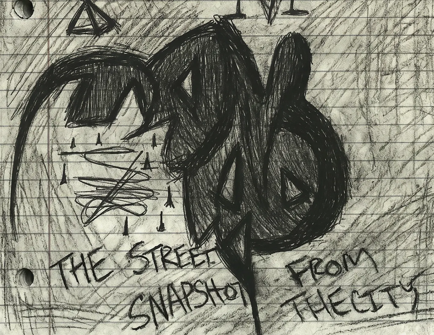 Notebook drawing by Luke Tava Rodriguez