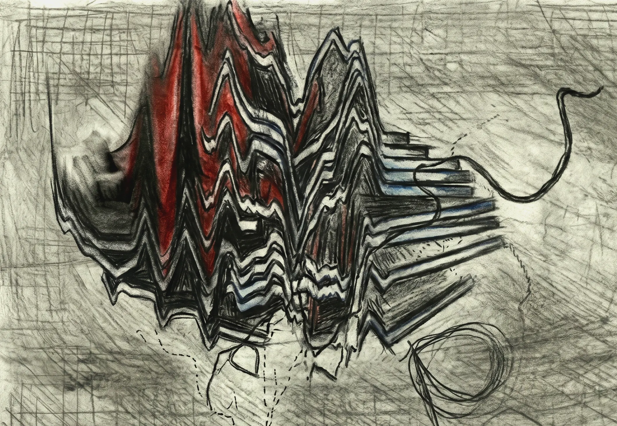 Notebook drawing by Luke Tava Rodriguez
