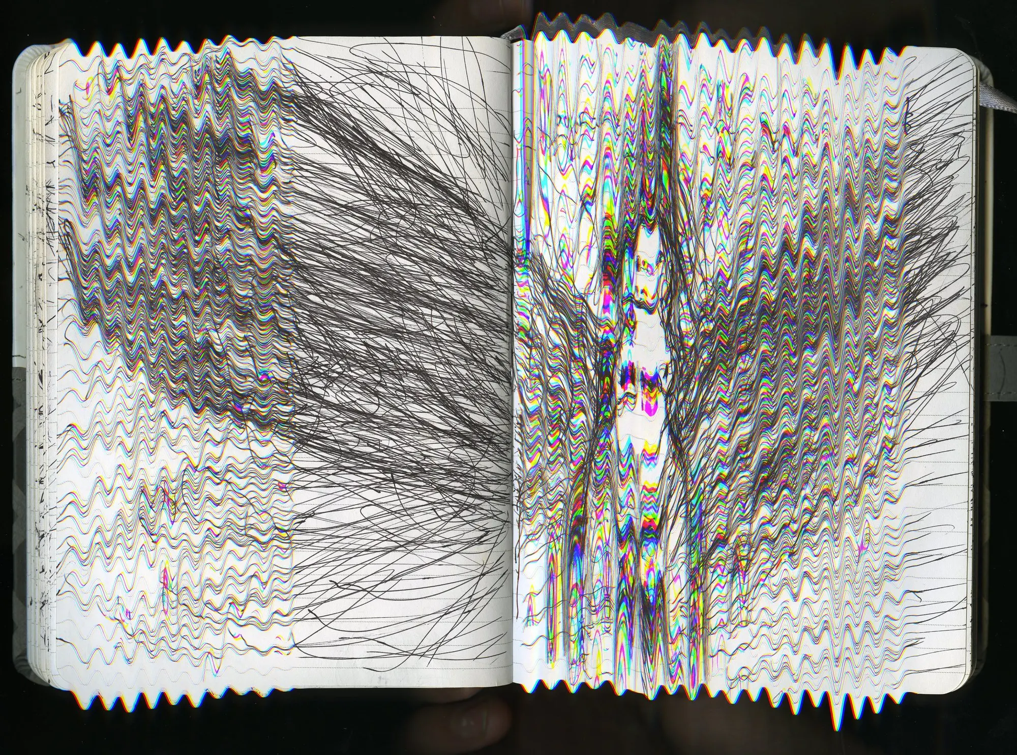 Moleskine notebook spread by Luke Tava Rodriguez