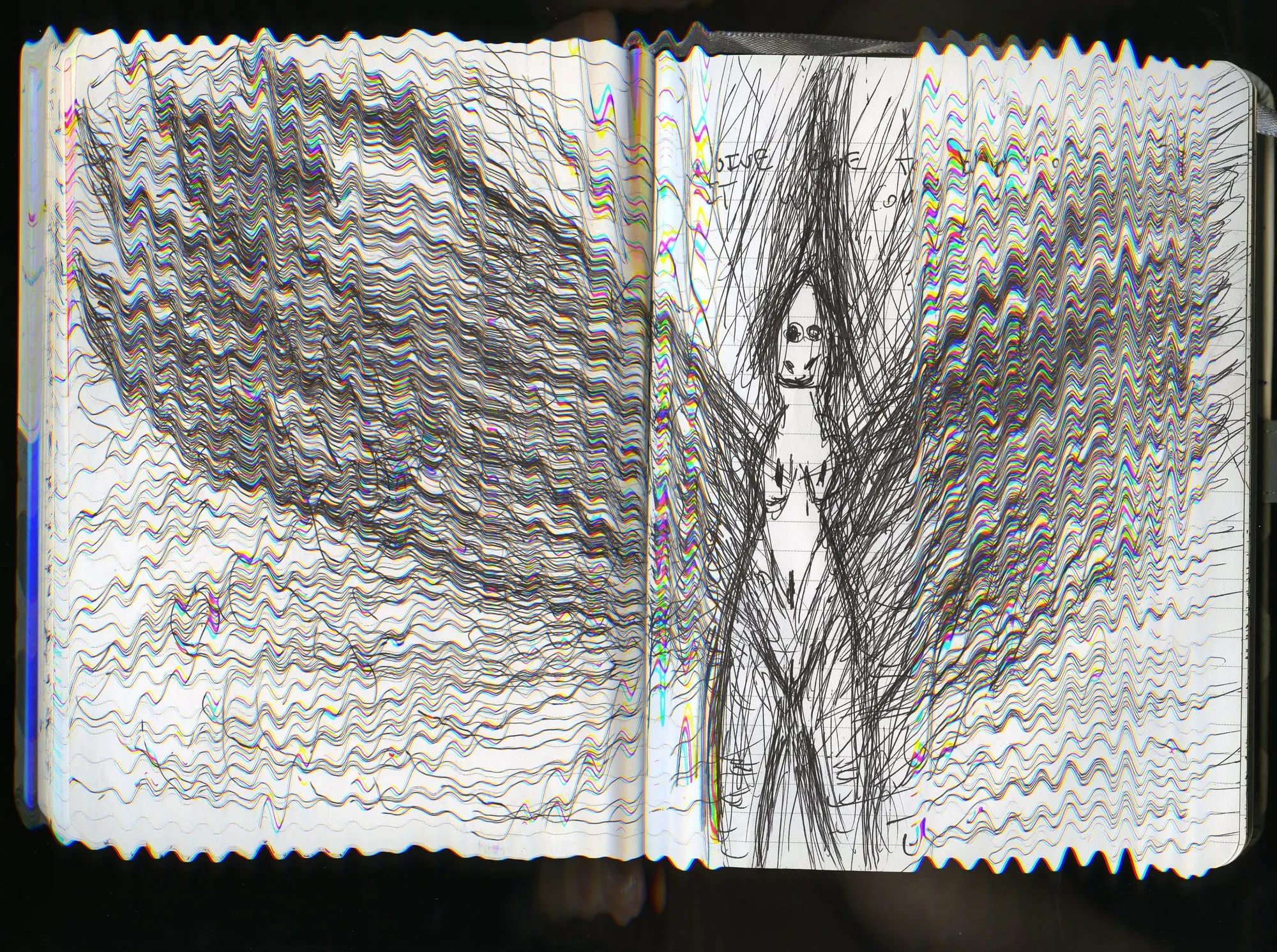Moleskine notebook spread by Luke Tava Rodriguez