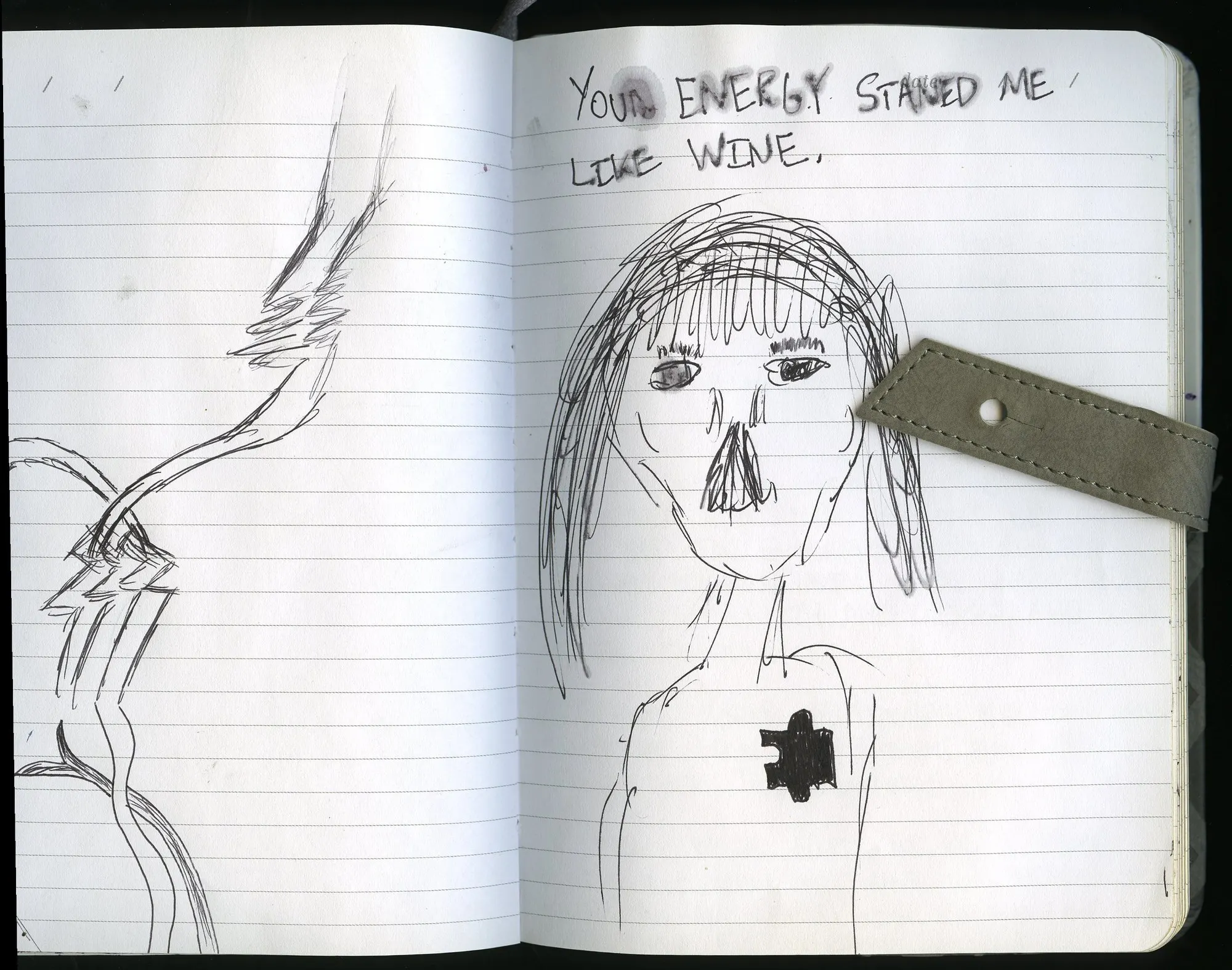 Moleskine notebook spread by Luke Tava Rodriguez