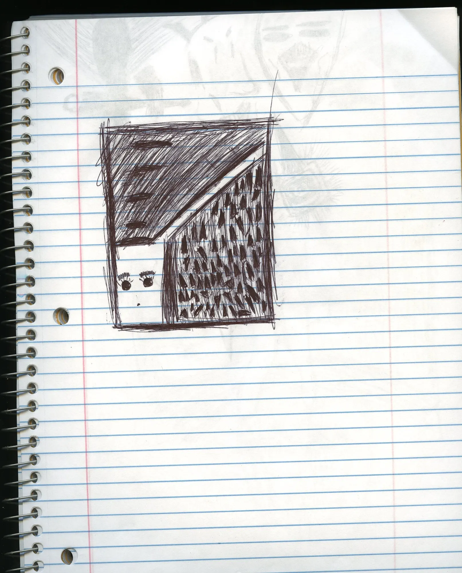 Notebook drawing by Luke Tava Rodriguez
