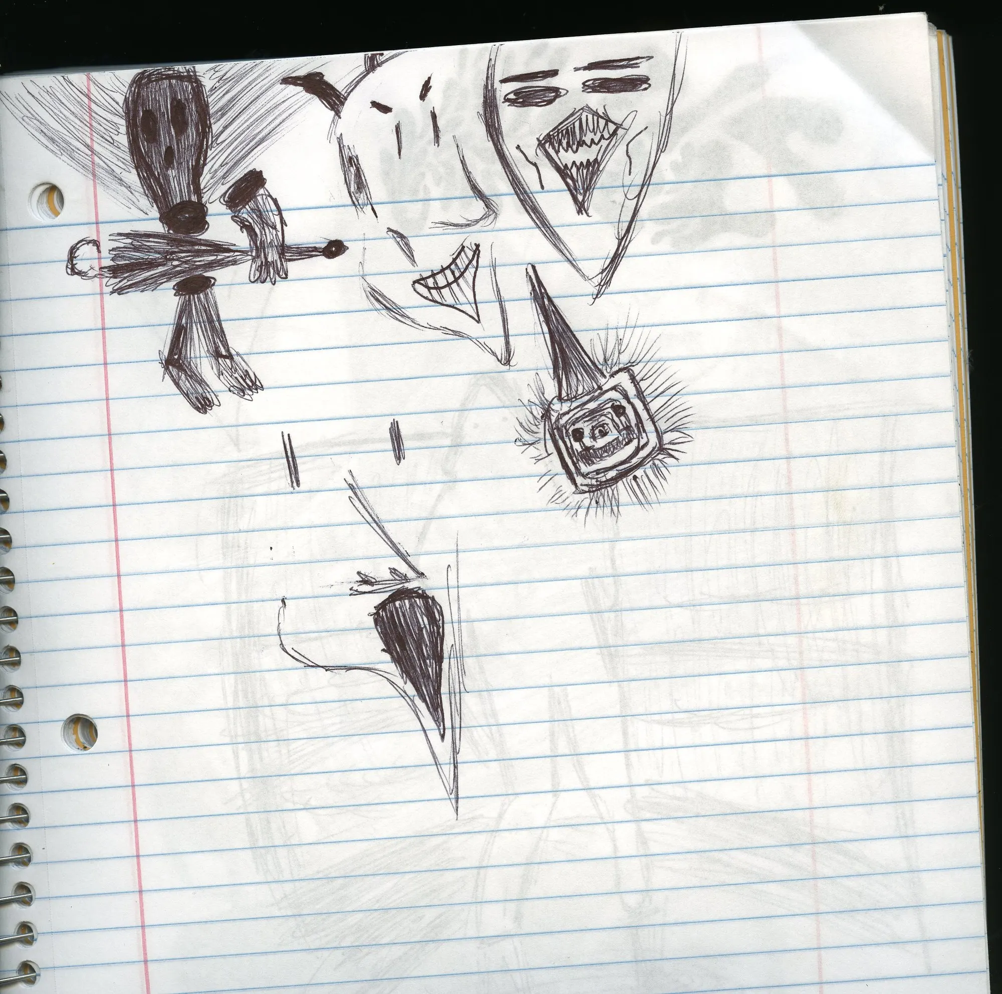 Notebook drawing by Luke Tava Rodriguez