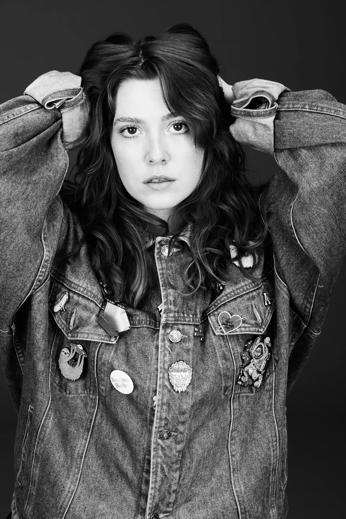 Black and white portrait photograph by Luke Tava Rodriguez