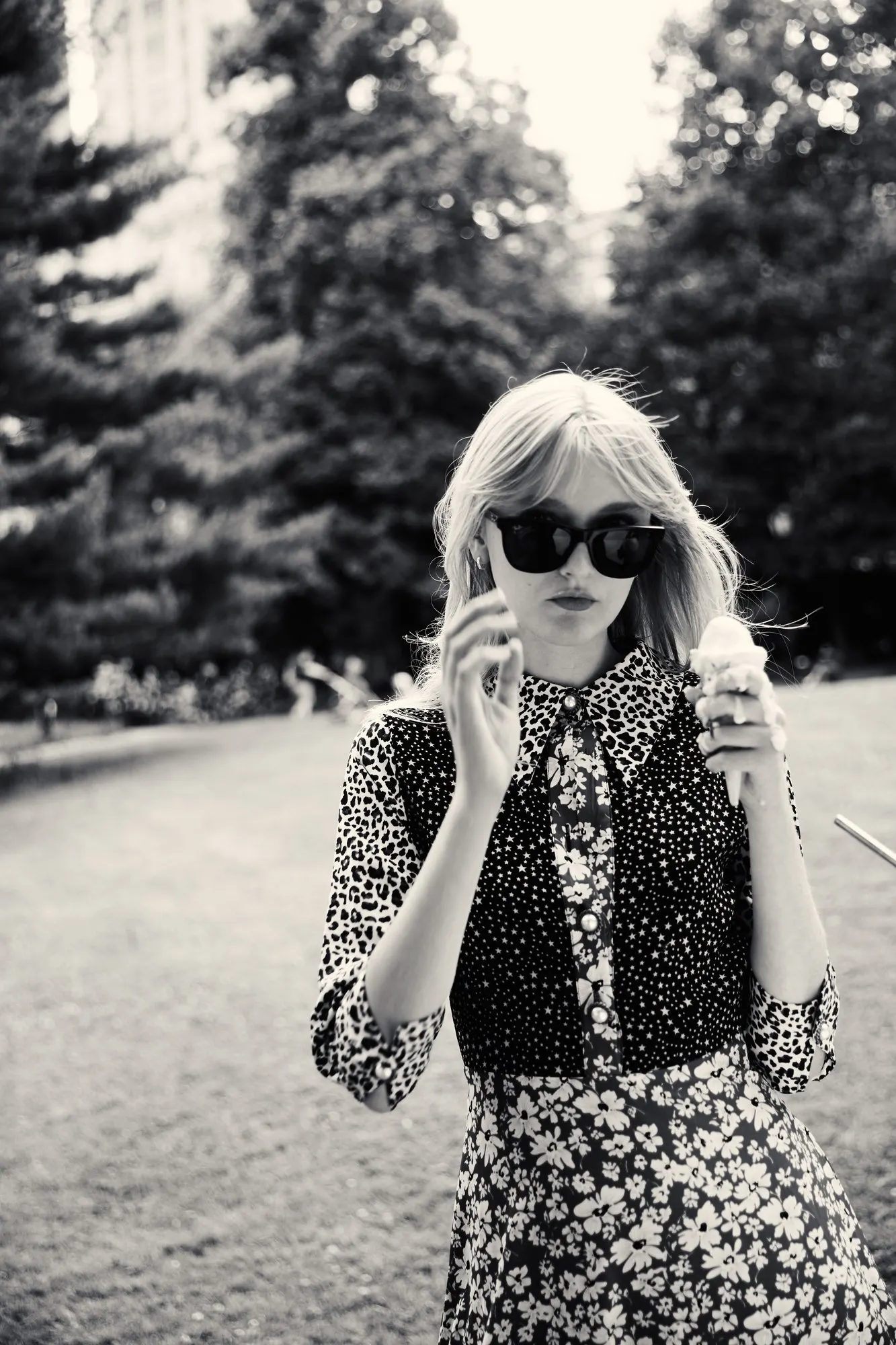 Black and white portrait photograph by Luke Tava Rodriguez