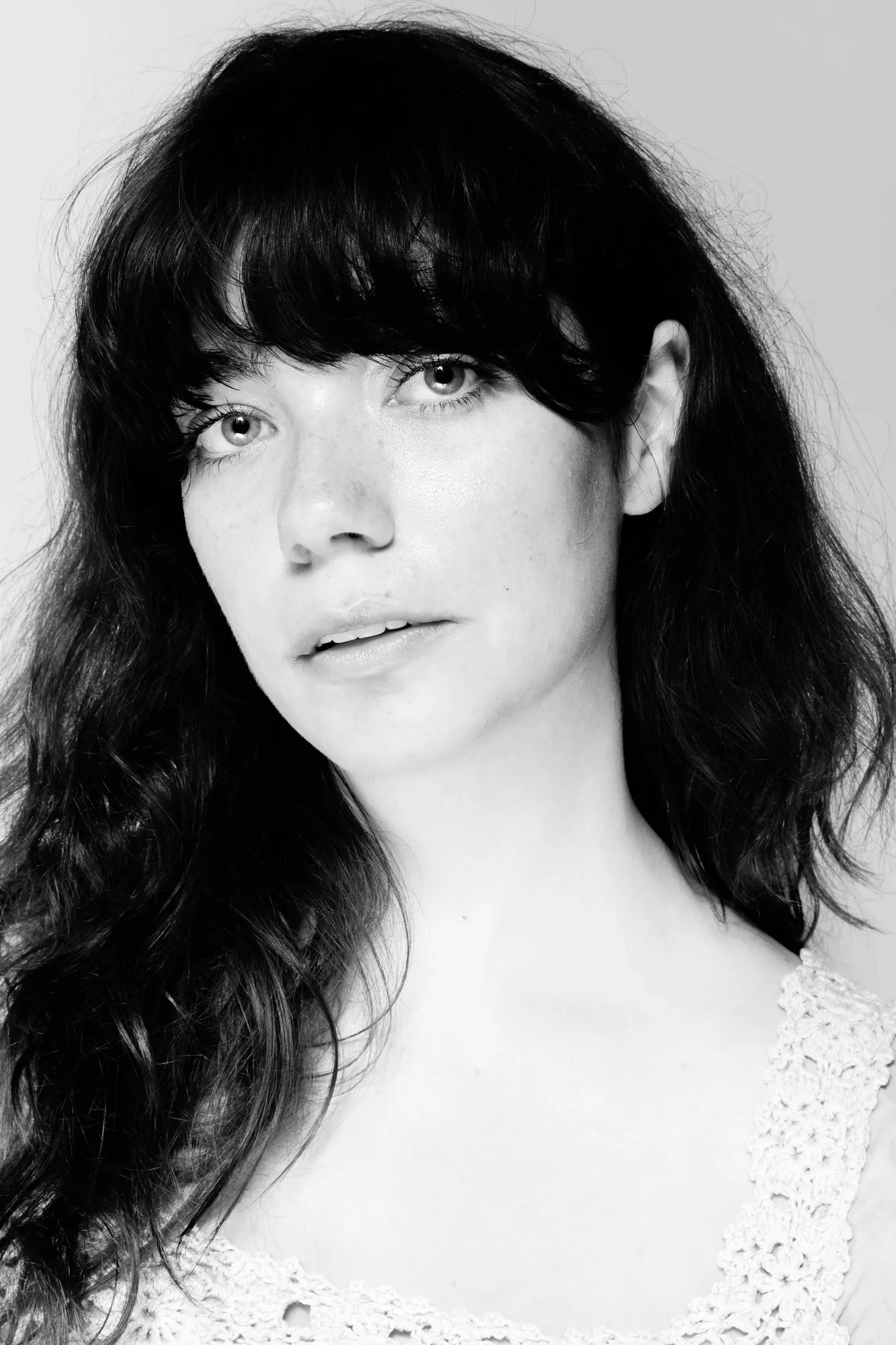 Black and white portrait photograph by Luke Tava Rodriguez
