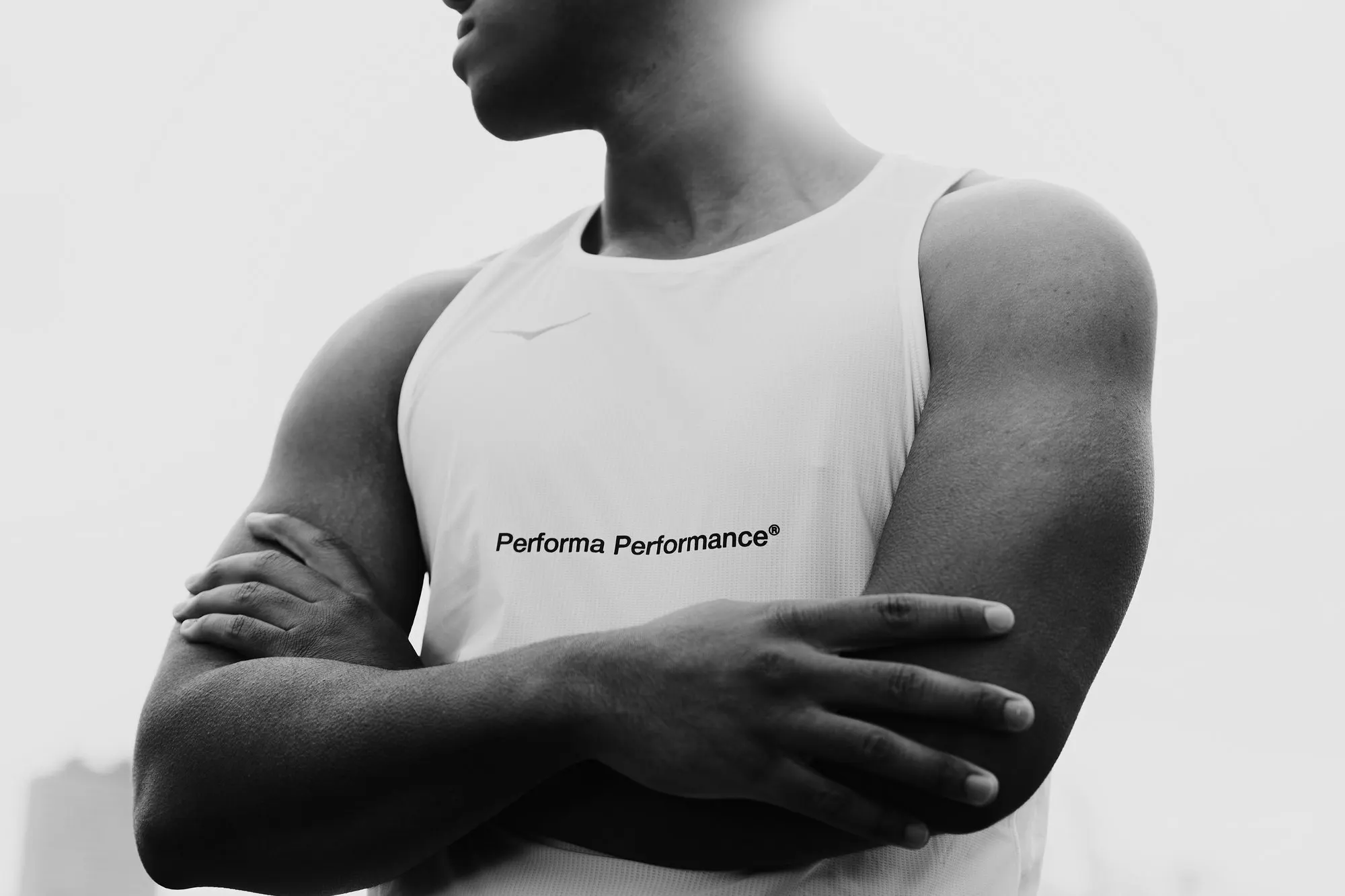 Black and white portrait photograph by Luke Tava Rodriguez